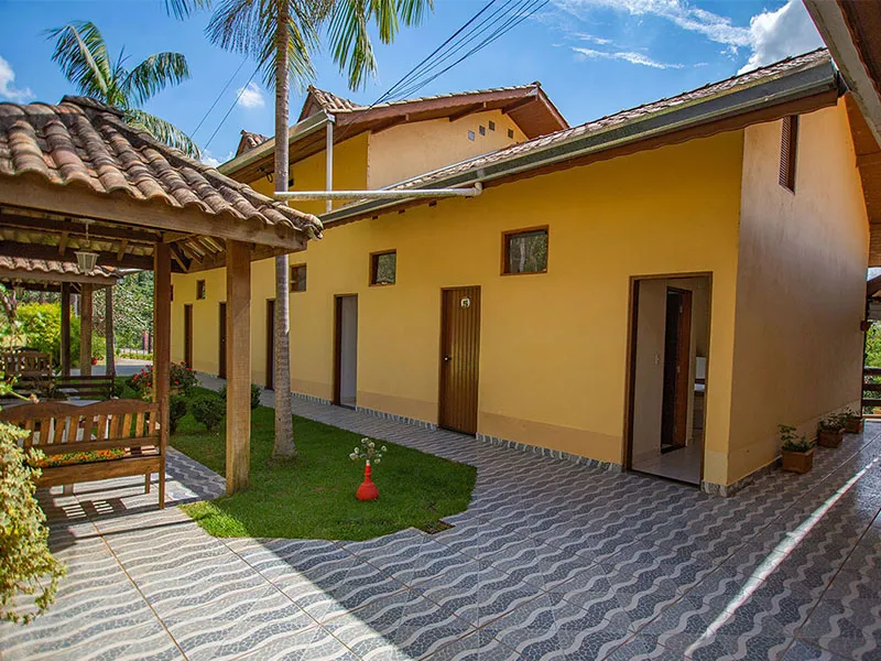 Caminhos do jardim: trilhas entre as árvores da casa